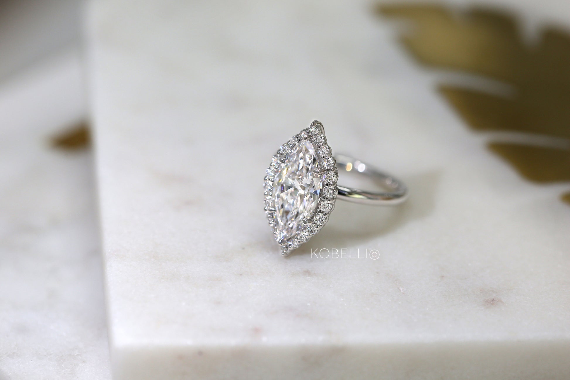 3.45 Carat Lab Grown Diamond Margaux Ring