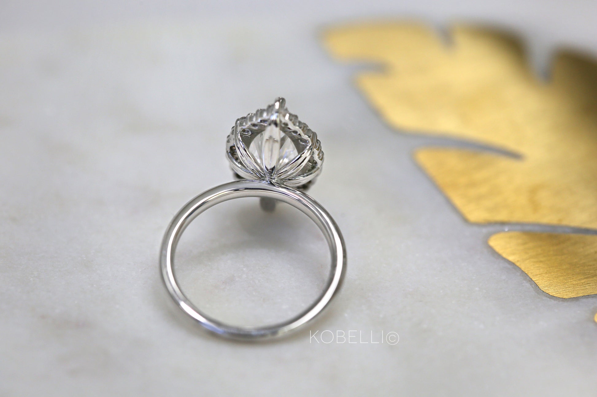 3.45 Carat Lab Grown Diamond Margaux Ring