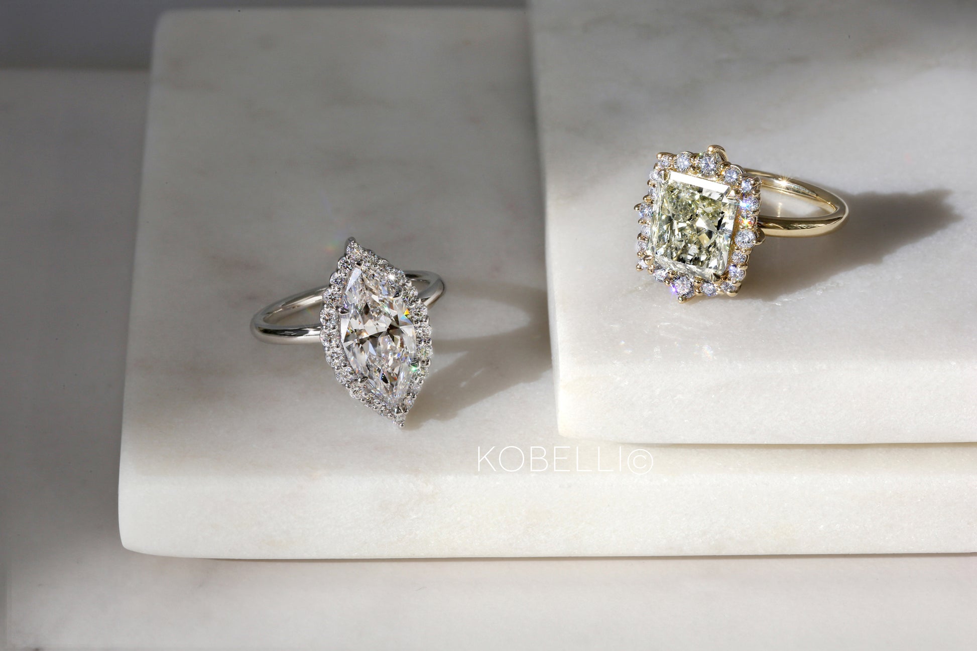 3.45 Carat Lab Grown Diamond Margaux Ring