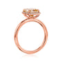 Kobelli Light Champagne Crushed Ice Moissanite and Diamonds