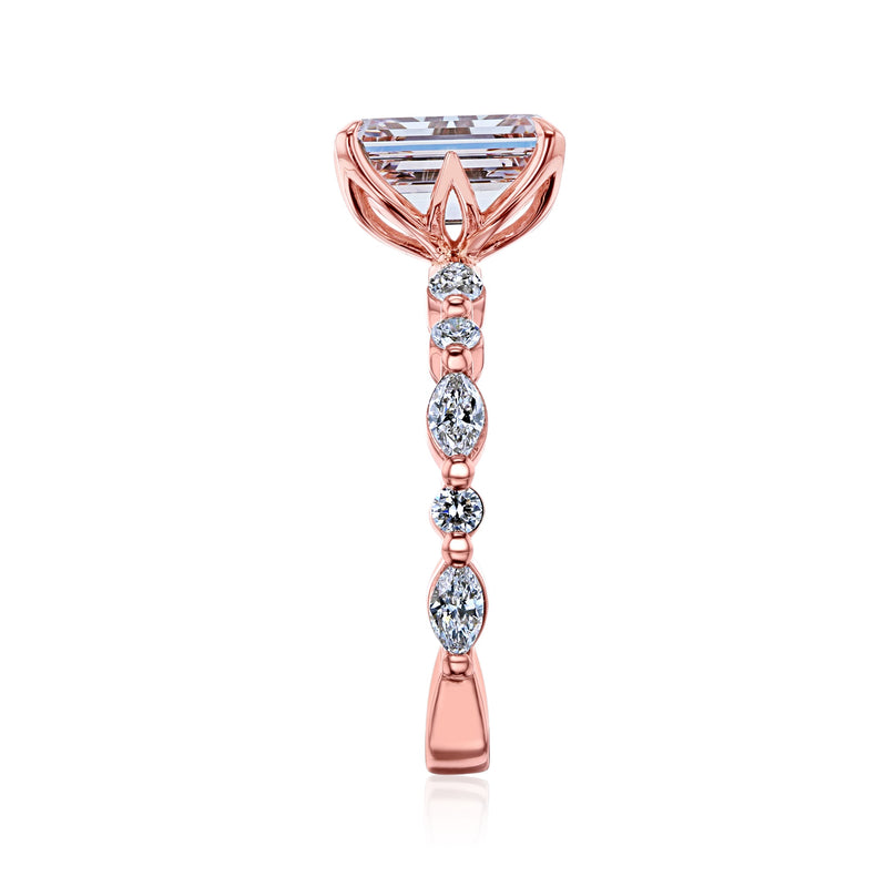 3.64ct.tw Pink Diamond Bubble Ring (IGI Certified)
