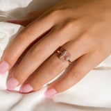 Kobelli Emerald Pink Diamond Cocktail Engagement Ring