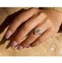 Kobelli Fancy Yellow Natural Diamond (Canary Diamond) Pear-cut 18k Engagement Ring