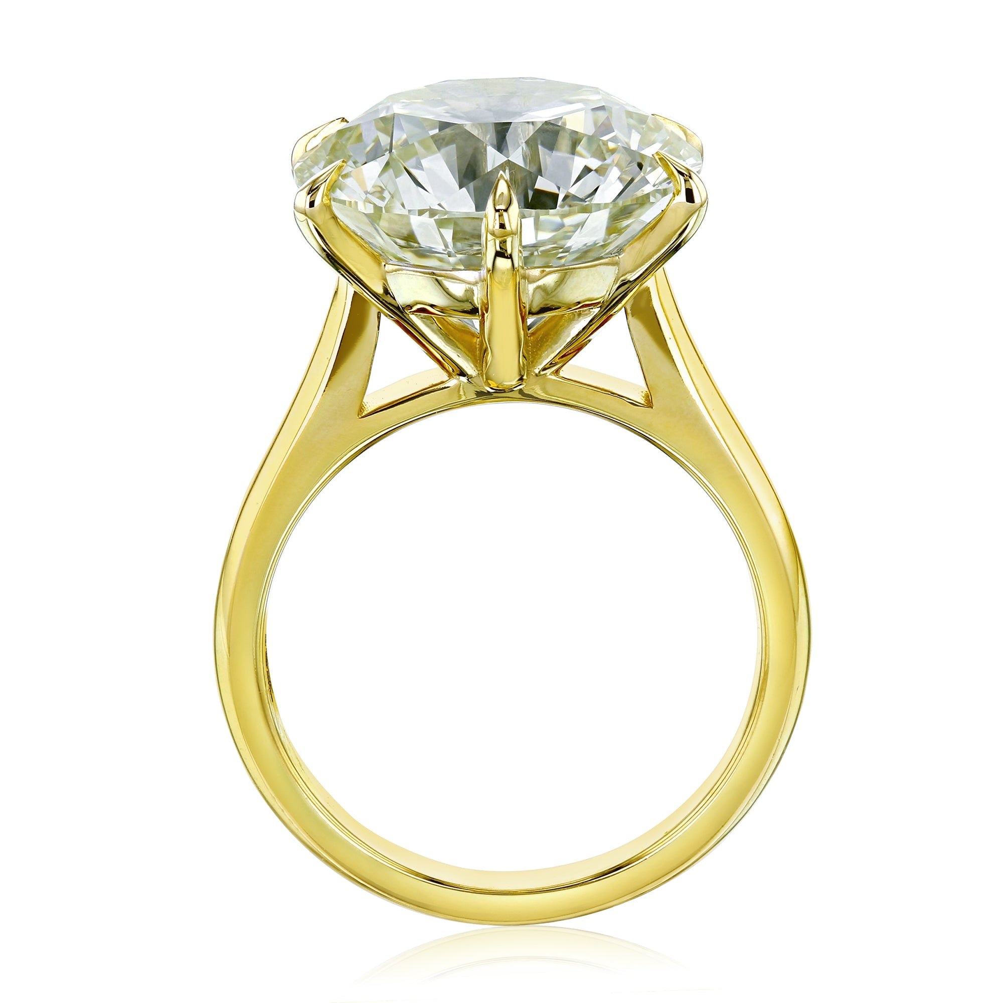Kobelli 10.51 Carats Genuine Round Brilliant Natural Diamond Ring