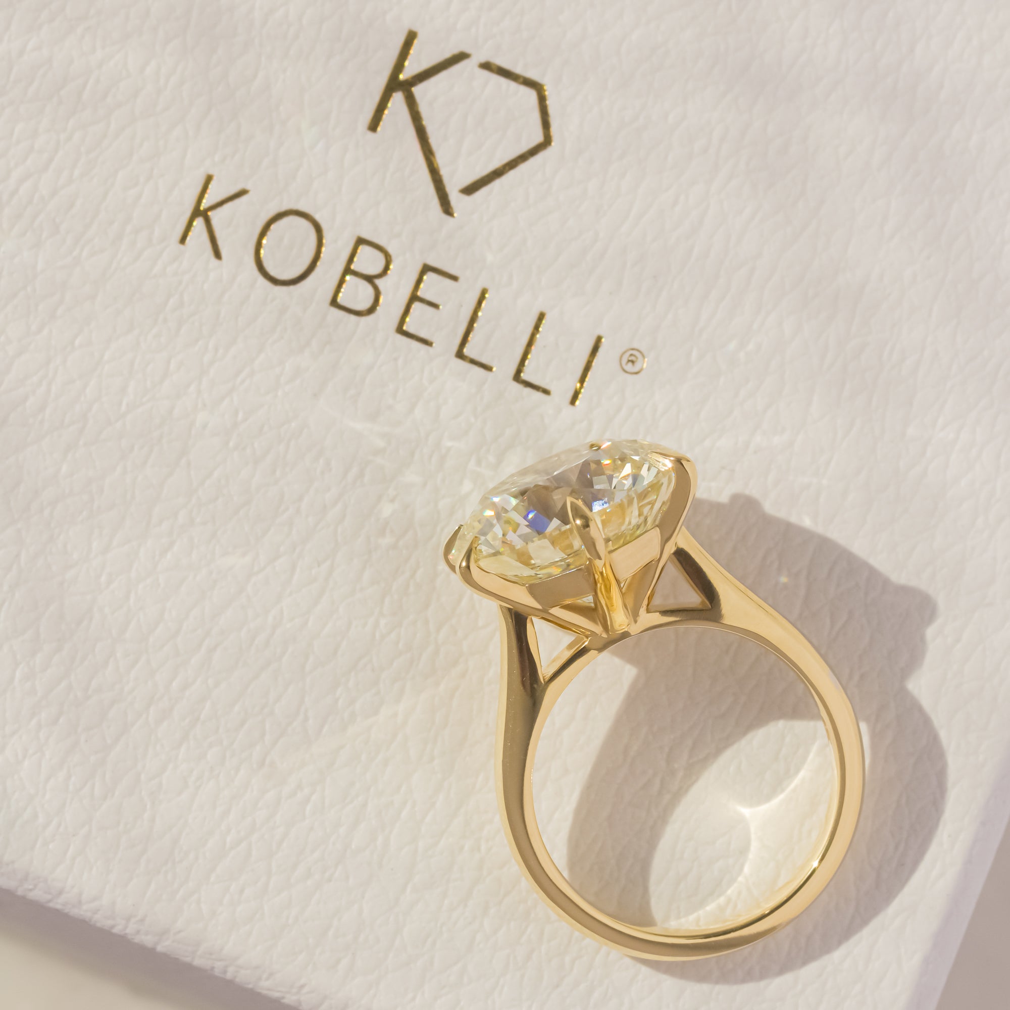 Kobelli 10.51 Carats Genuine Round Brilliant Natural Diamond Ring