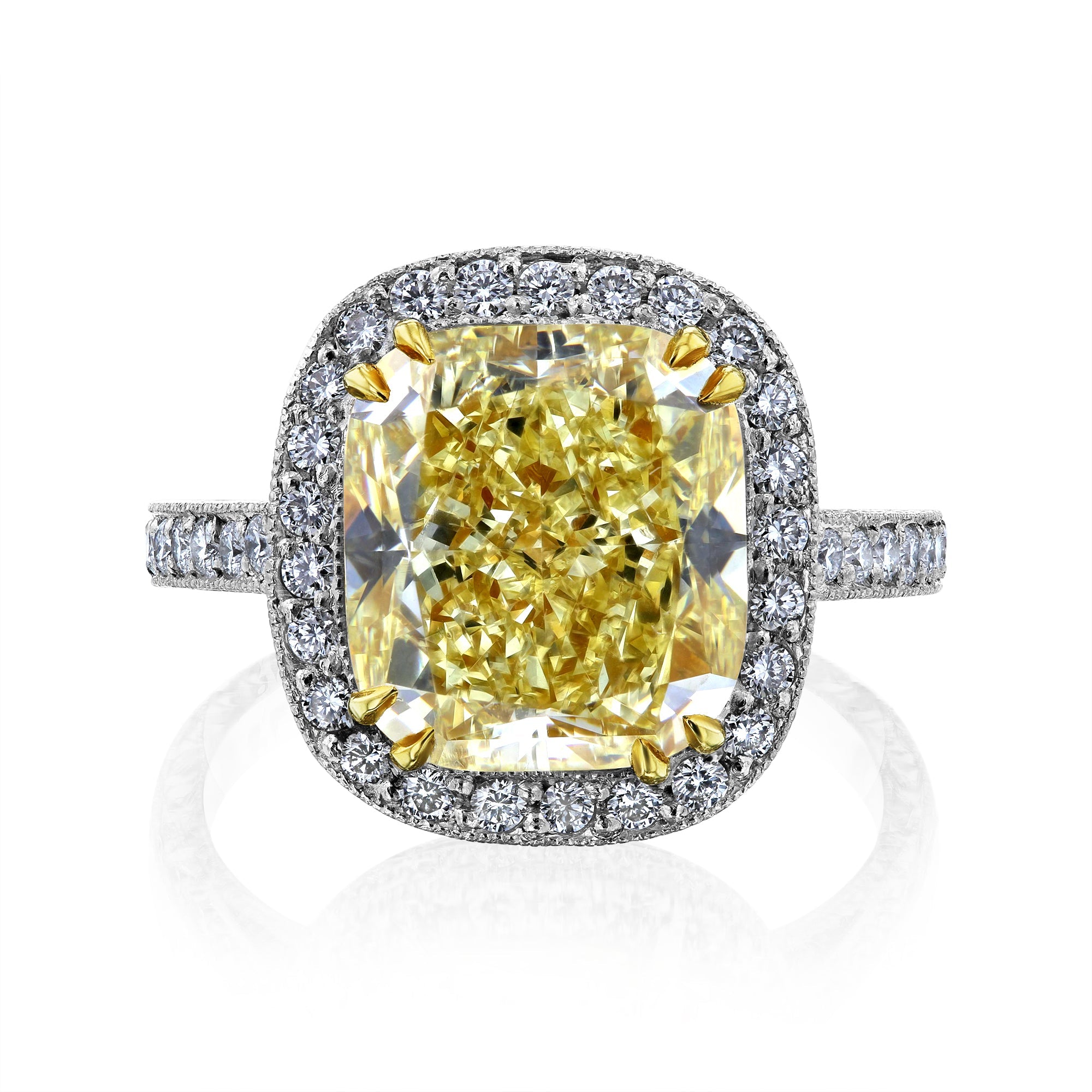 Kobelli Canary Fancy Yellow Diamond Ring