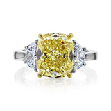 Kobelli Kanarienvogel-Ring mit ausgefallenem gelbem Diamant