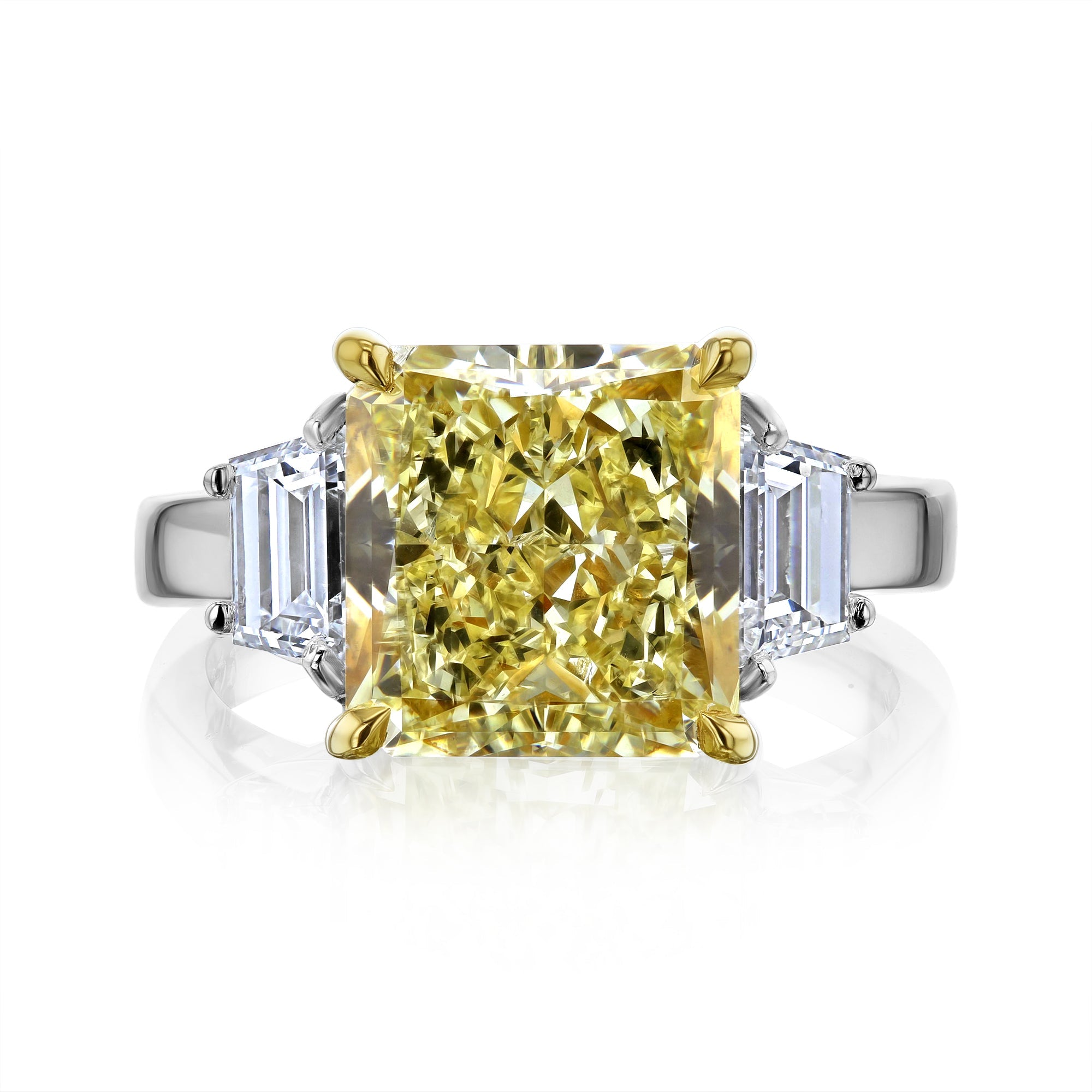 Kobelli Canary Fancy Yellow Diamond Ring