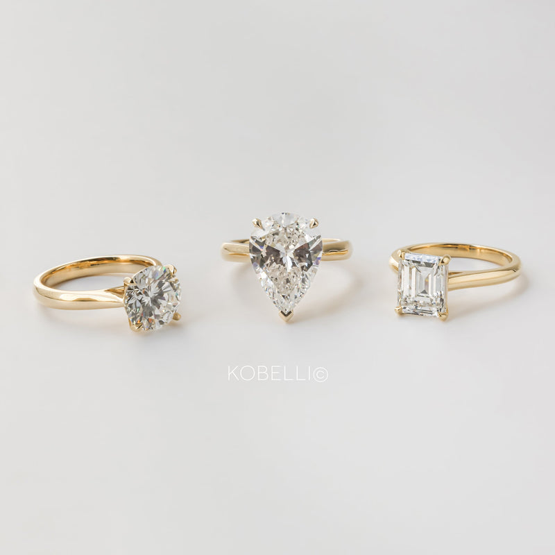 Kobelli 5.84-Carat Genuine Diamond Ring