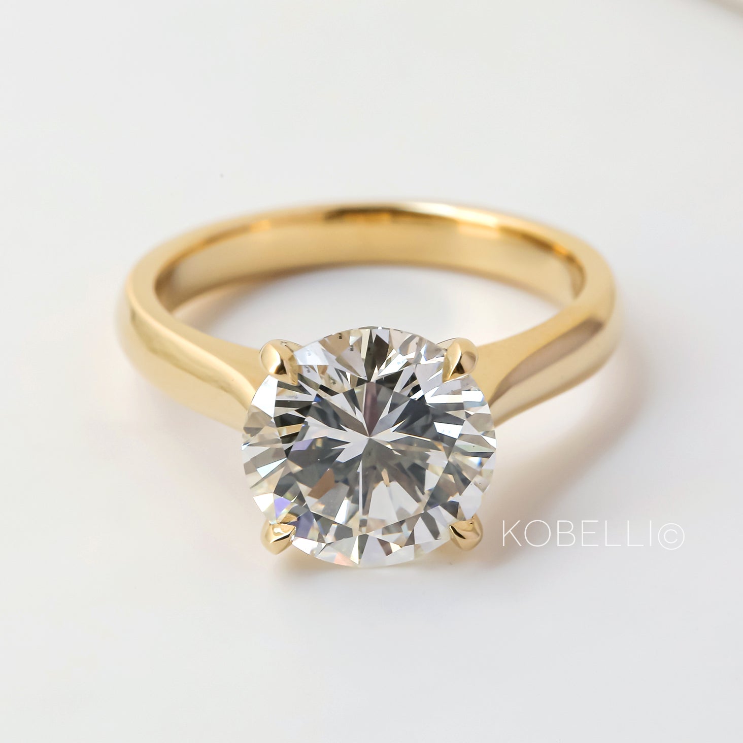 Kobelli 3.49-Carat Genuine Diamond Ring