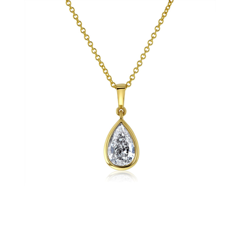 Kobelli-Birnen-Diamant-Halskette
