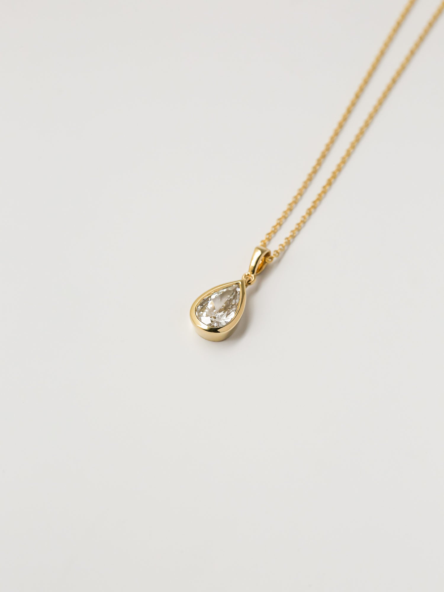 Kobelli Pear Diamond Necklace