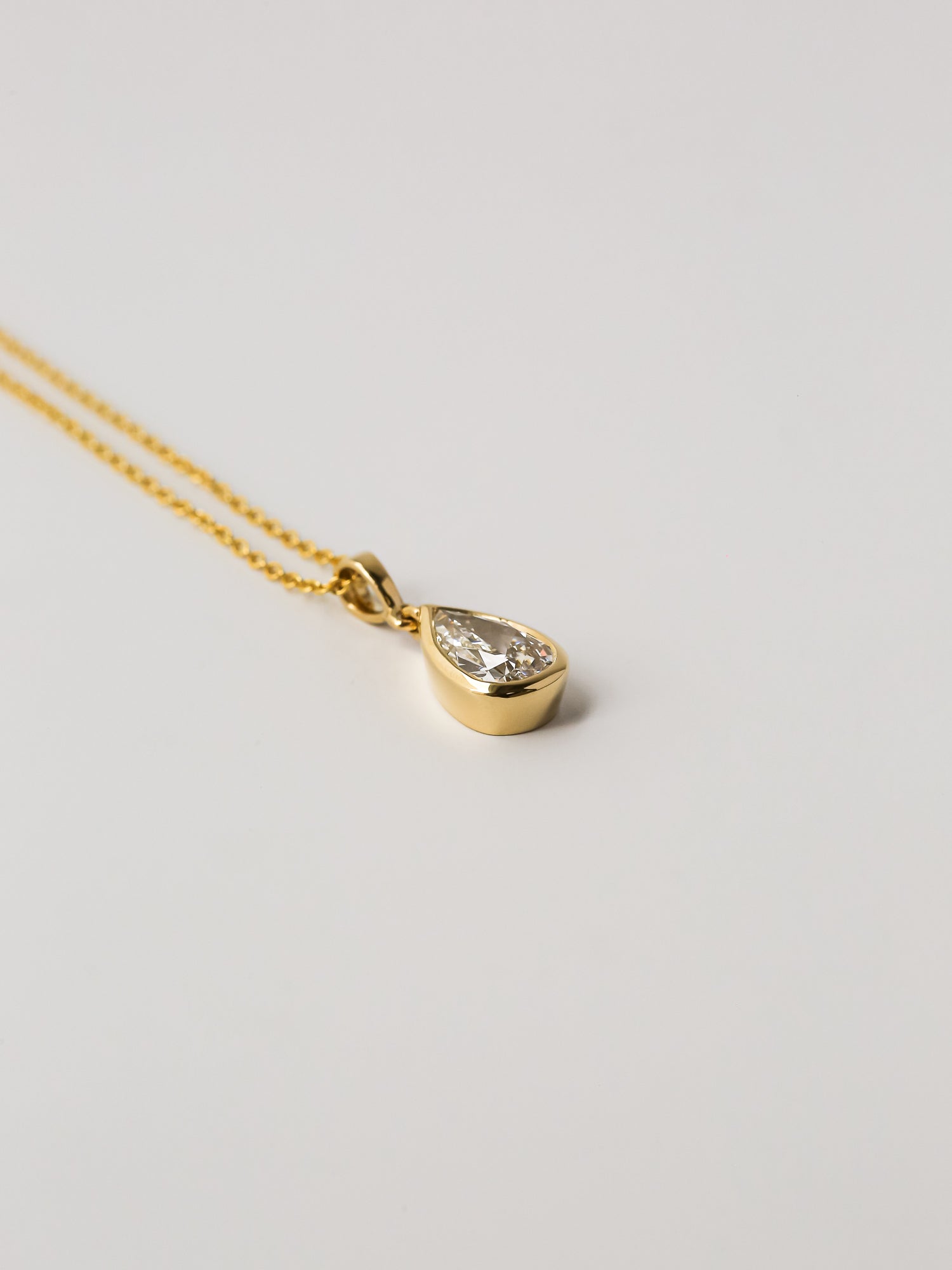 Kobelli Pear Diamond Necklace