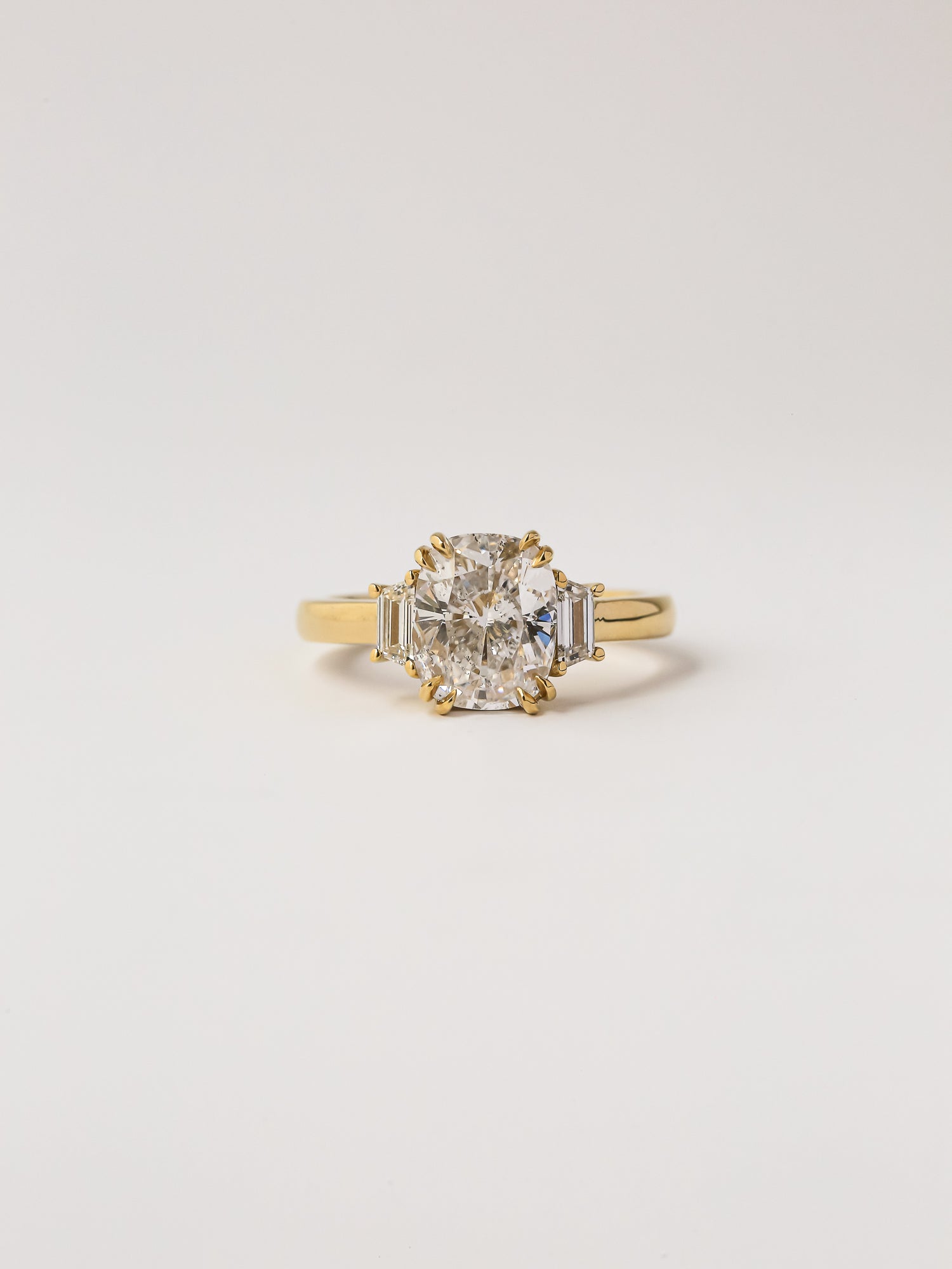 Kobelli Long Cushion Diamond Ring