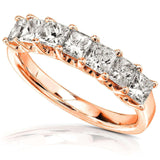 Aliança de casamento de diamante Kobelli 1 quilate (ctw) em ouro 14K 7352PRI/4.5RG
