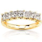 Aliança de casamento de diamante Kobelli 1 quilate (ctw) em ouro 14K