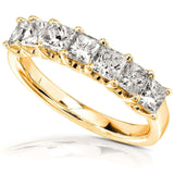 Aliança de casamento de diamante Kobelli 1 quilate (ctw) em ouro 14K 7352PRI/4.5YG