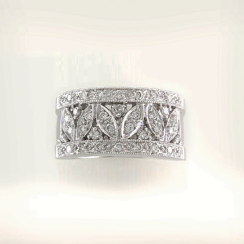 0.5 Carat Natural Diamond Wisteria Ring