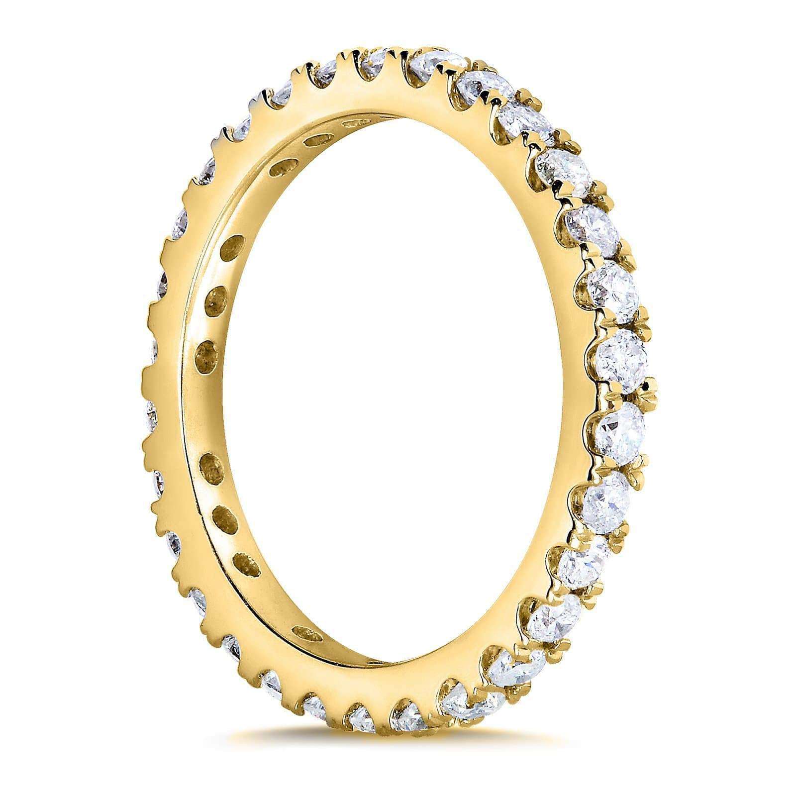 Kobelli 1ct Lab Grown Diamond Eternity Gold Band