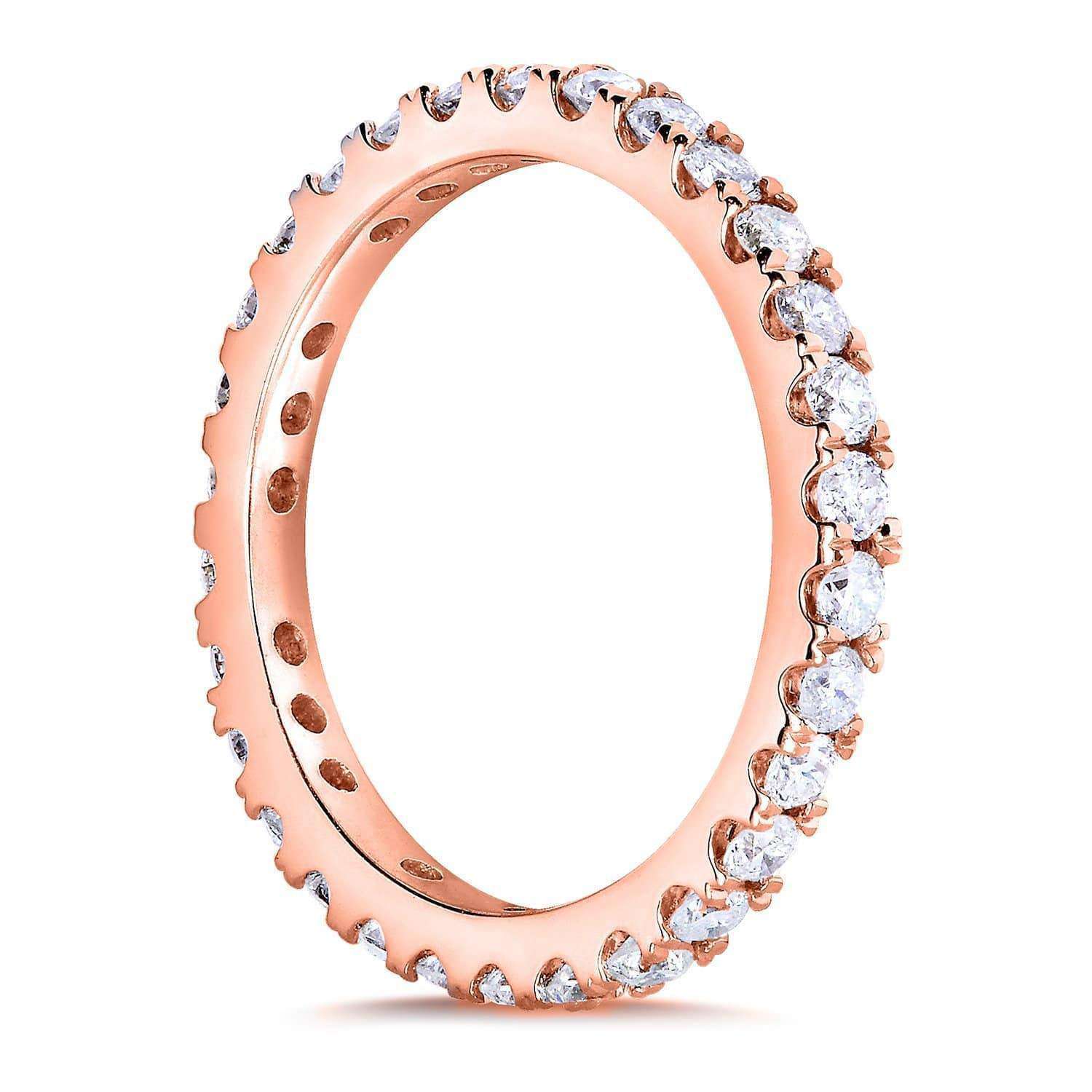 Kobelli 1ct Lab Grown Diamond Eternity Gold Band