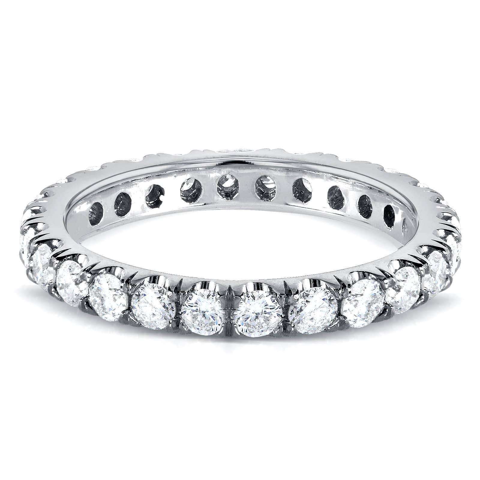 Kobelli Diamond Eternity Wedding Band 1 carat (ctw) in 14K White Gold