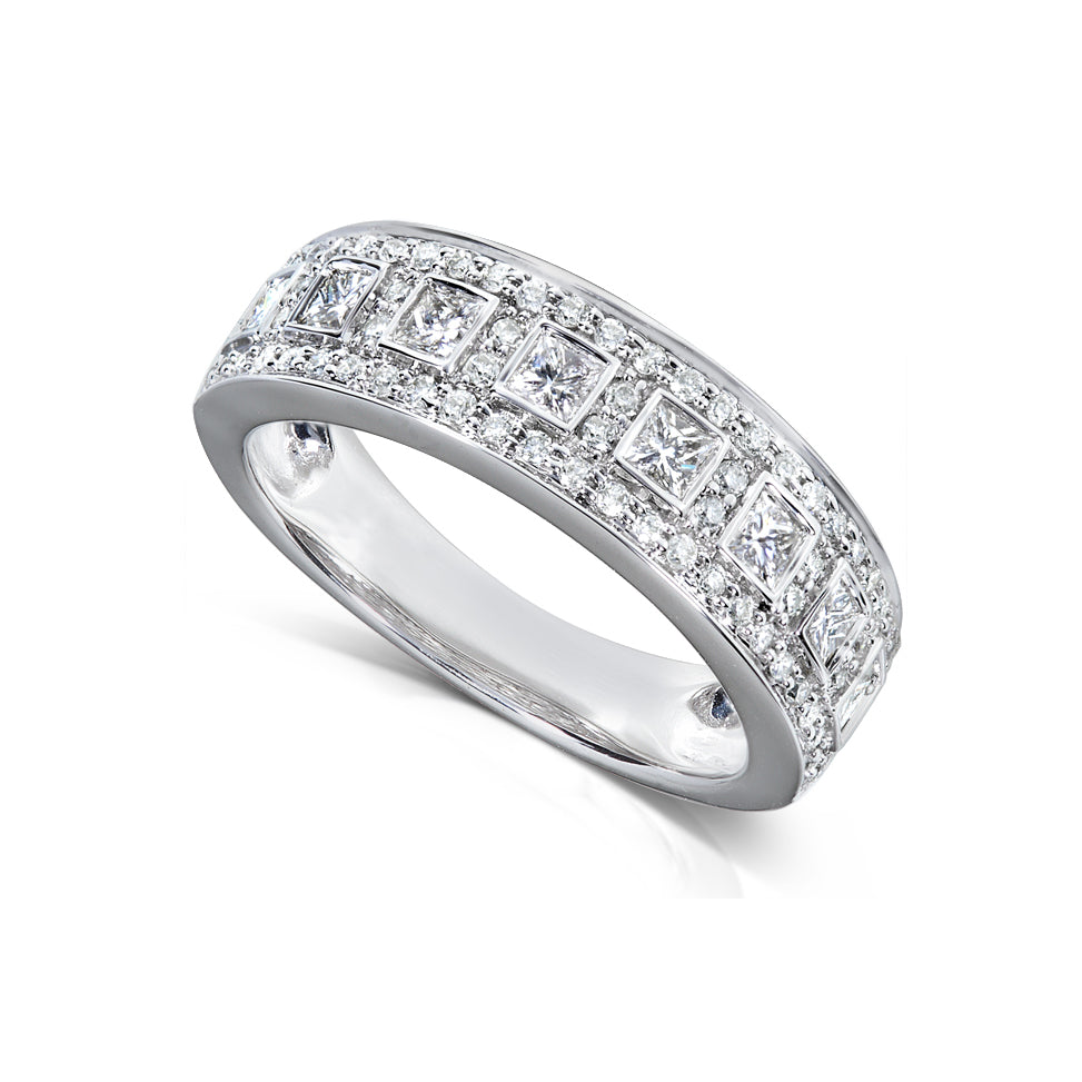 0.65 Carat Natural Diamond Jubilee Ring