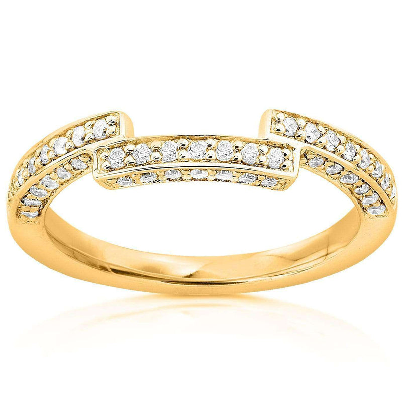 Kobelli Diamond Wedding Band 1/4 carat (ctw) in 14K Gold 9974BAND/4.5Y