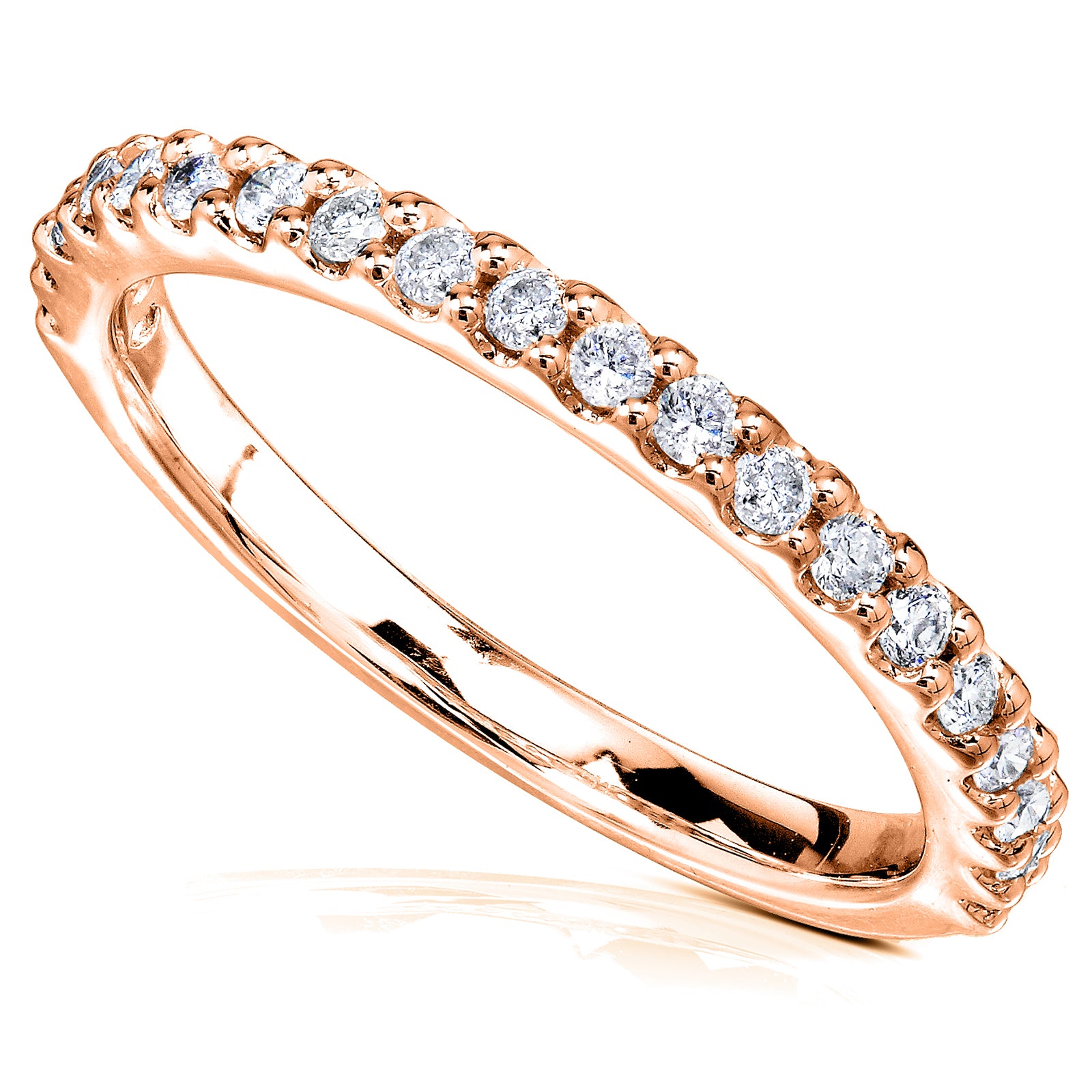 0.26 Carat Natural Diamond Half Eternity Lorna Ring