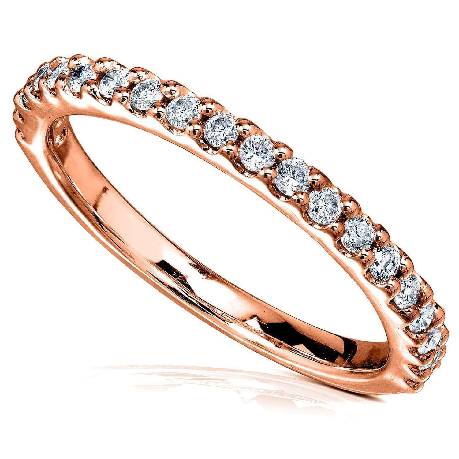 Kobelli Lab Grown Diamond Semi-Eternity Band 1/4 CTW 14k Gold (DEF/VS)