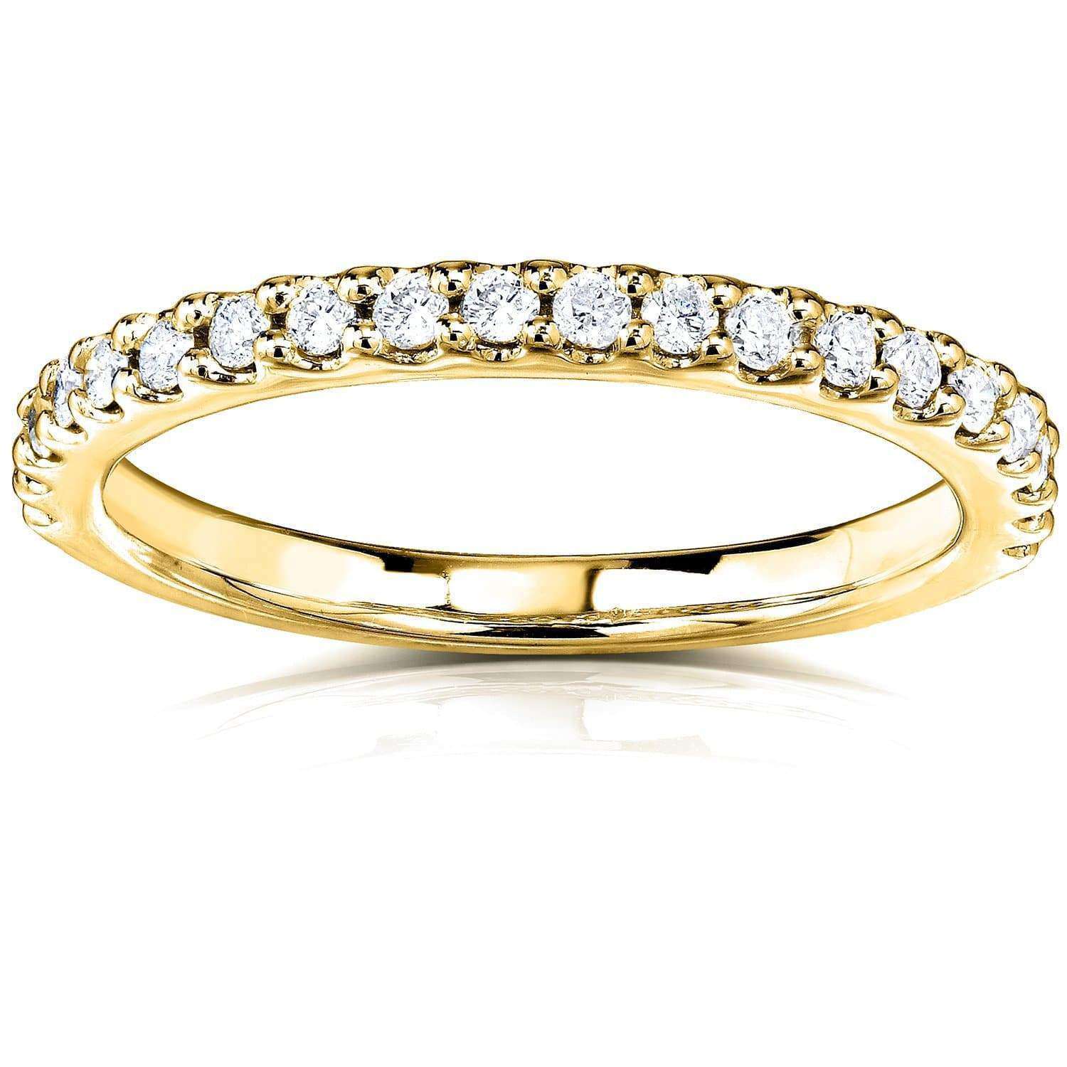 Kobelli Lab Grown Diamond Semi-Eternity Band 1/4 CTW 14k Gold (DEF/VS) LG9975-HF/4Y