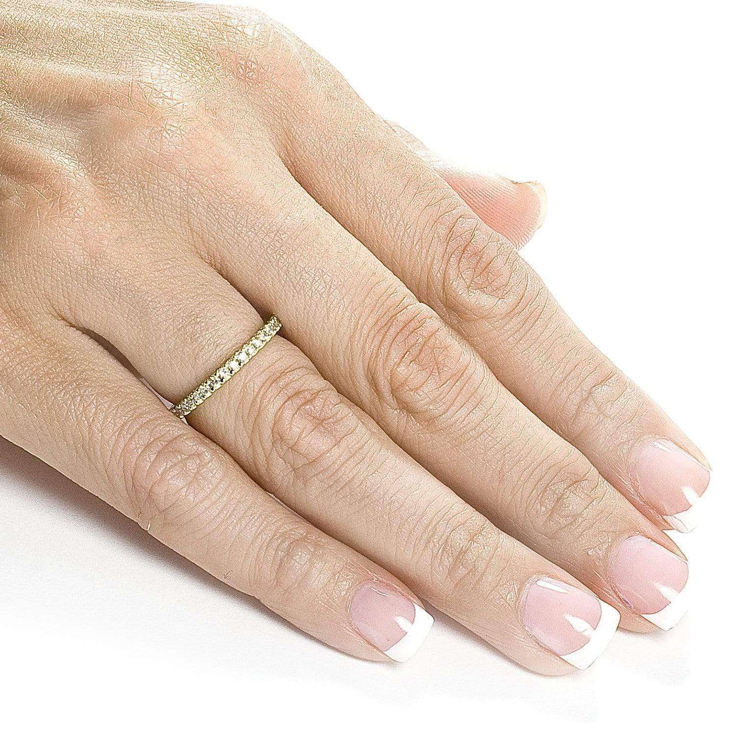 Kobelli Lab Grown Diamond Semi-Eternity Band 1/4 CTW 14k Gold (DEF/VS)