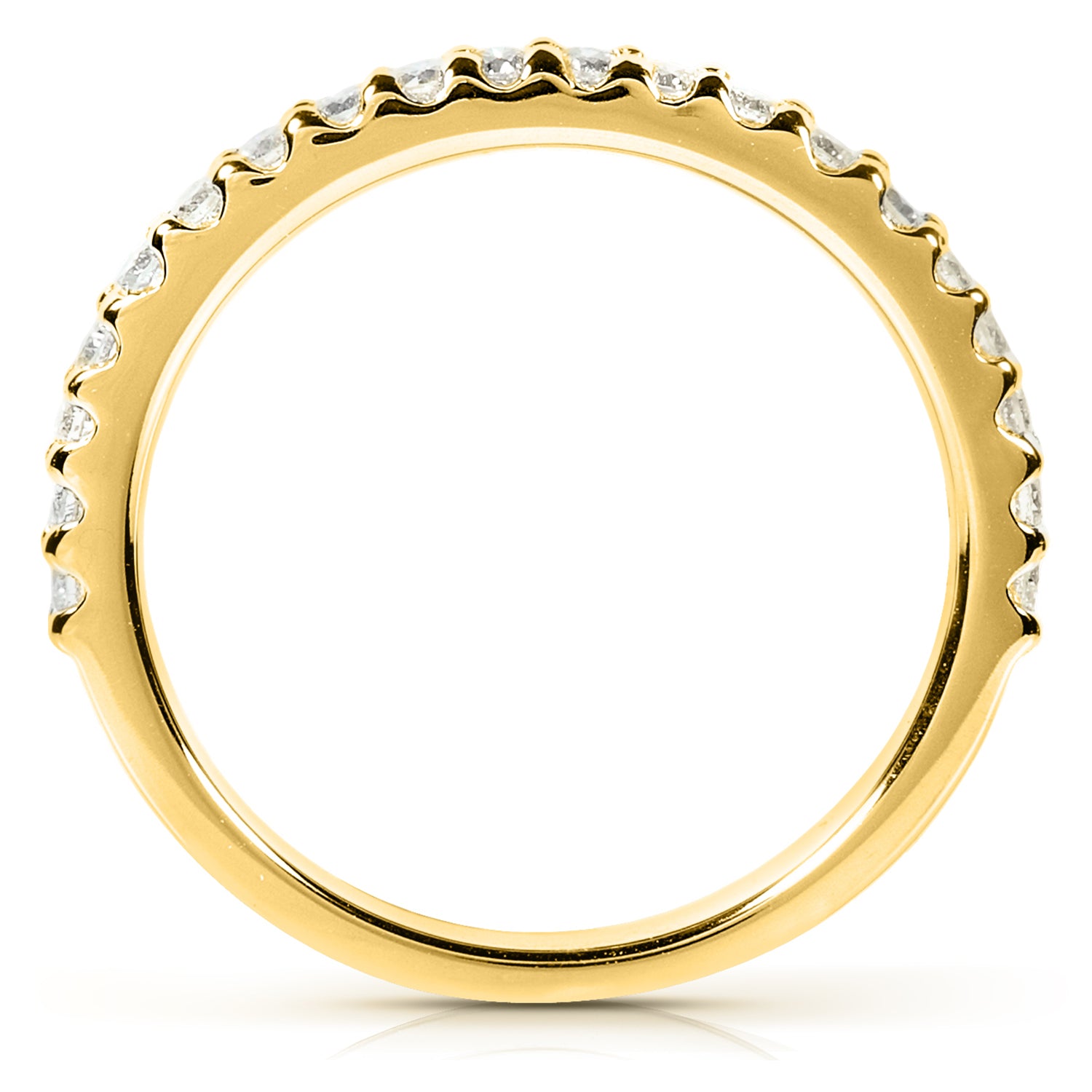 0.26 Carat Natural Diamond Half Eternity Lorna Ring