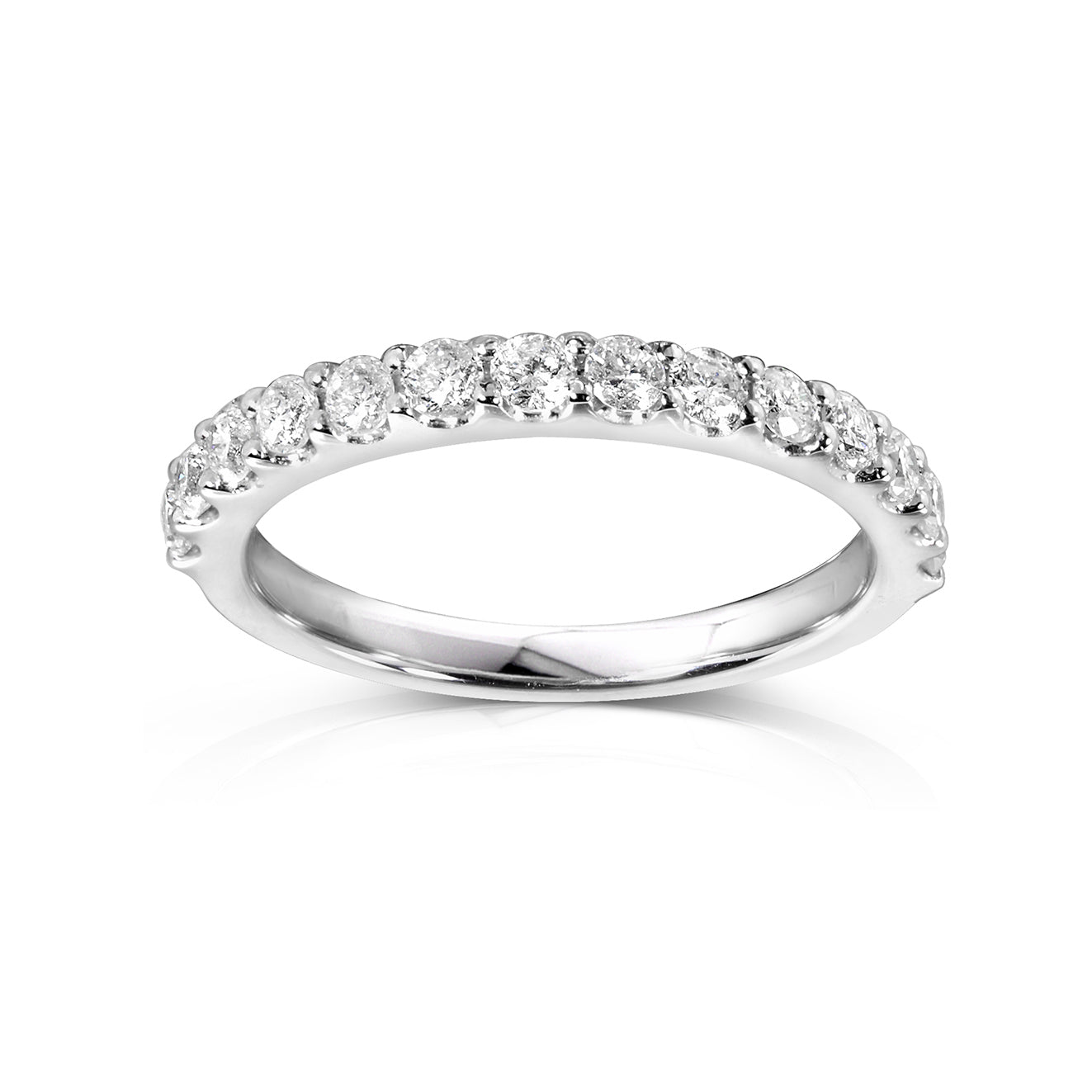 0.5 Carat Lab Grown Diamond 2.5mm Half Eternity Loren Ring