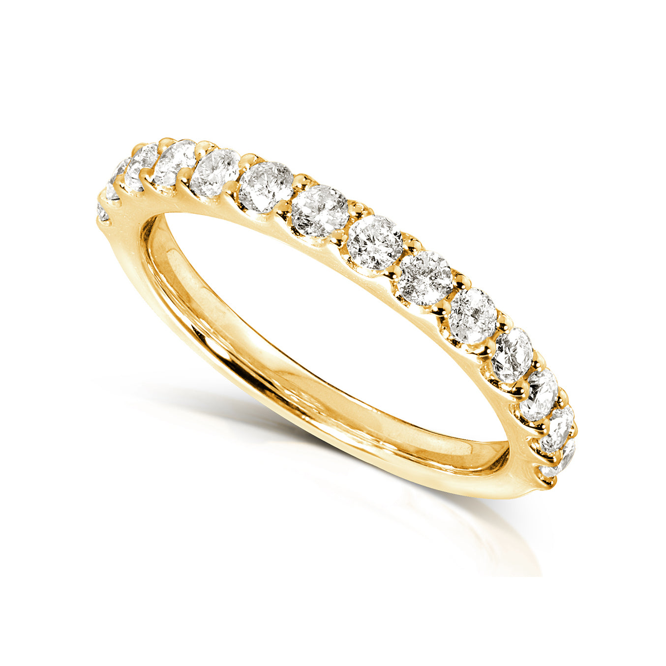 Kobelli Prong-set Half Eternity Womens Bridal Ring
