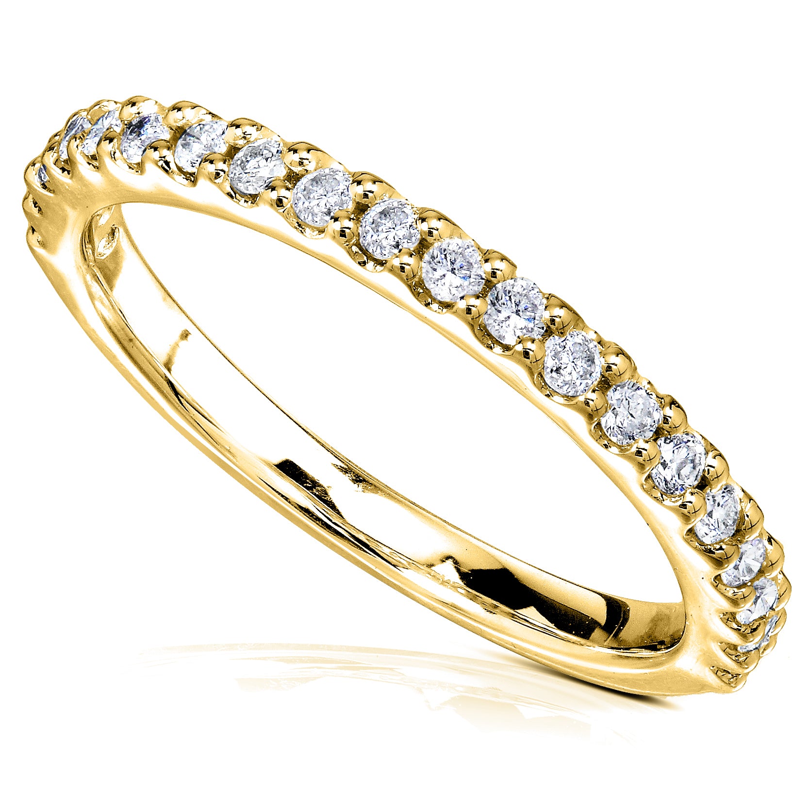 0.26 Carat Natural Diamond Half Eternity Lorna Ring