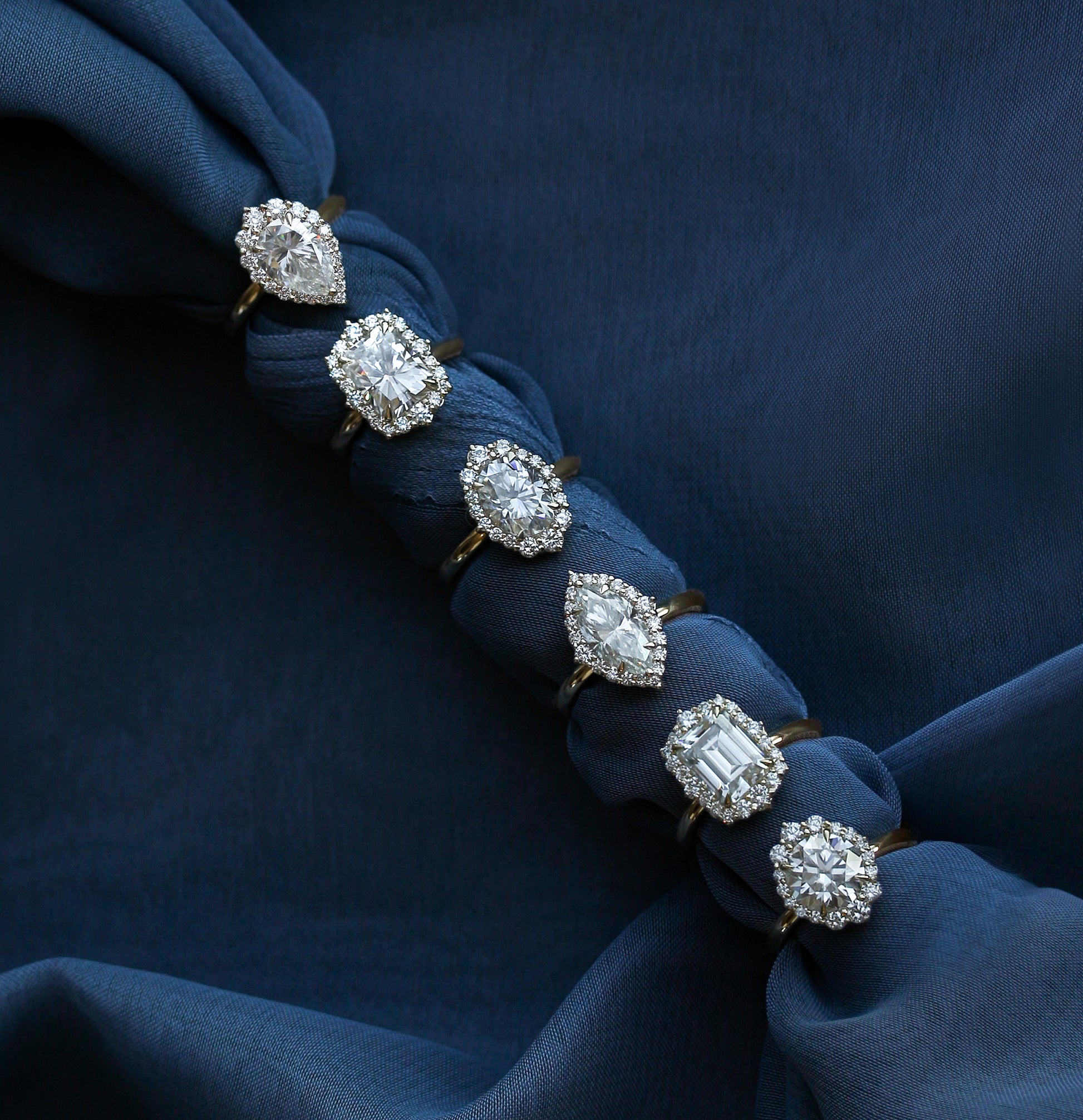 2.85 Carat Moissanite Elizabeth Ring