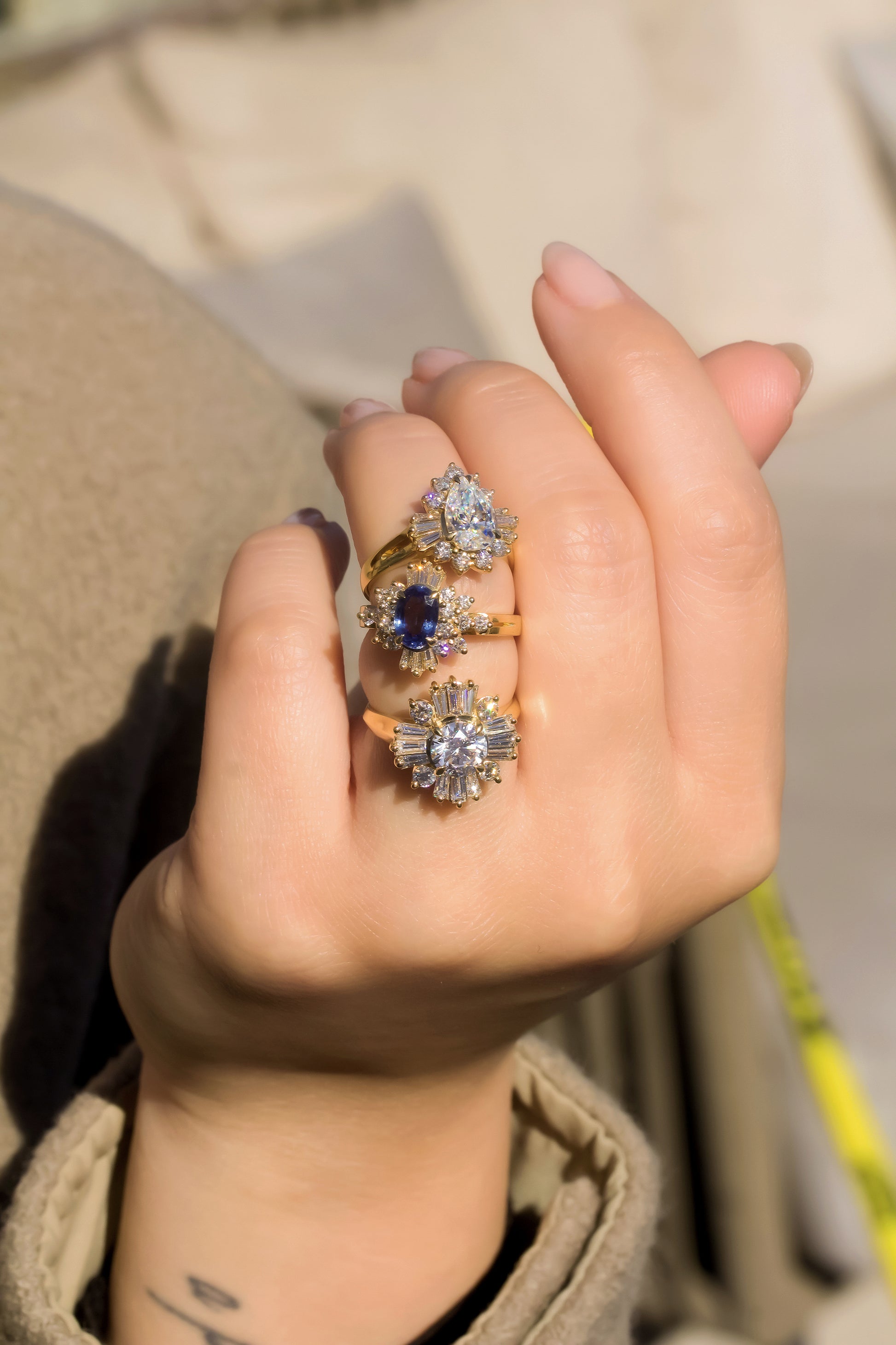 1.5 Carat Sapphire Overture Ring