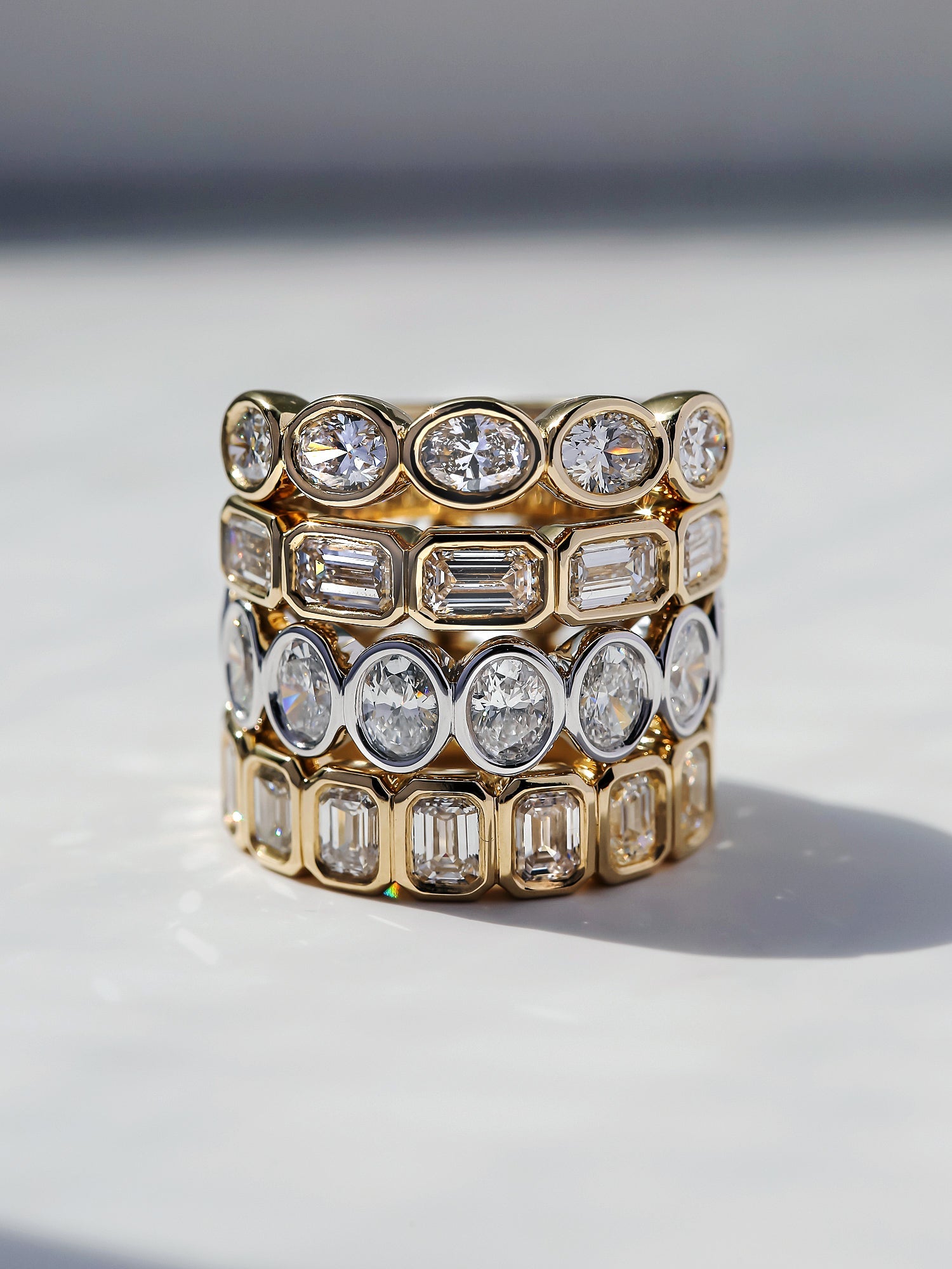 Kobelli Diamond Oval-cut Diamond Eternity Band