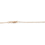 Kobelli Lab Grown Diamond Solitaire Bezel Gold Necklace