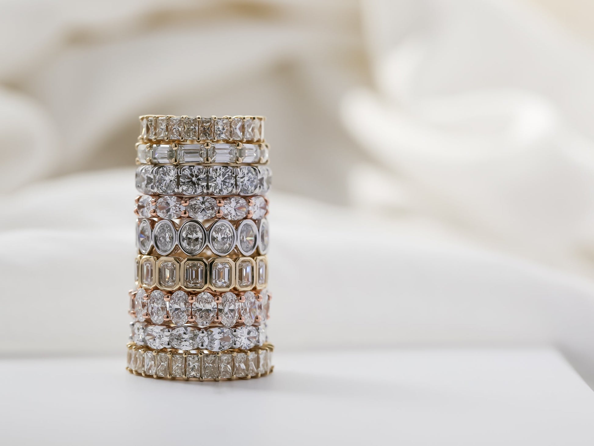 Kobelli Diamond Emerald-cut Diamond Eternity Band