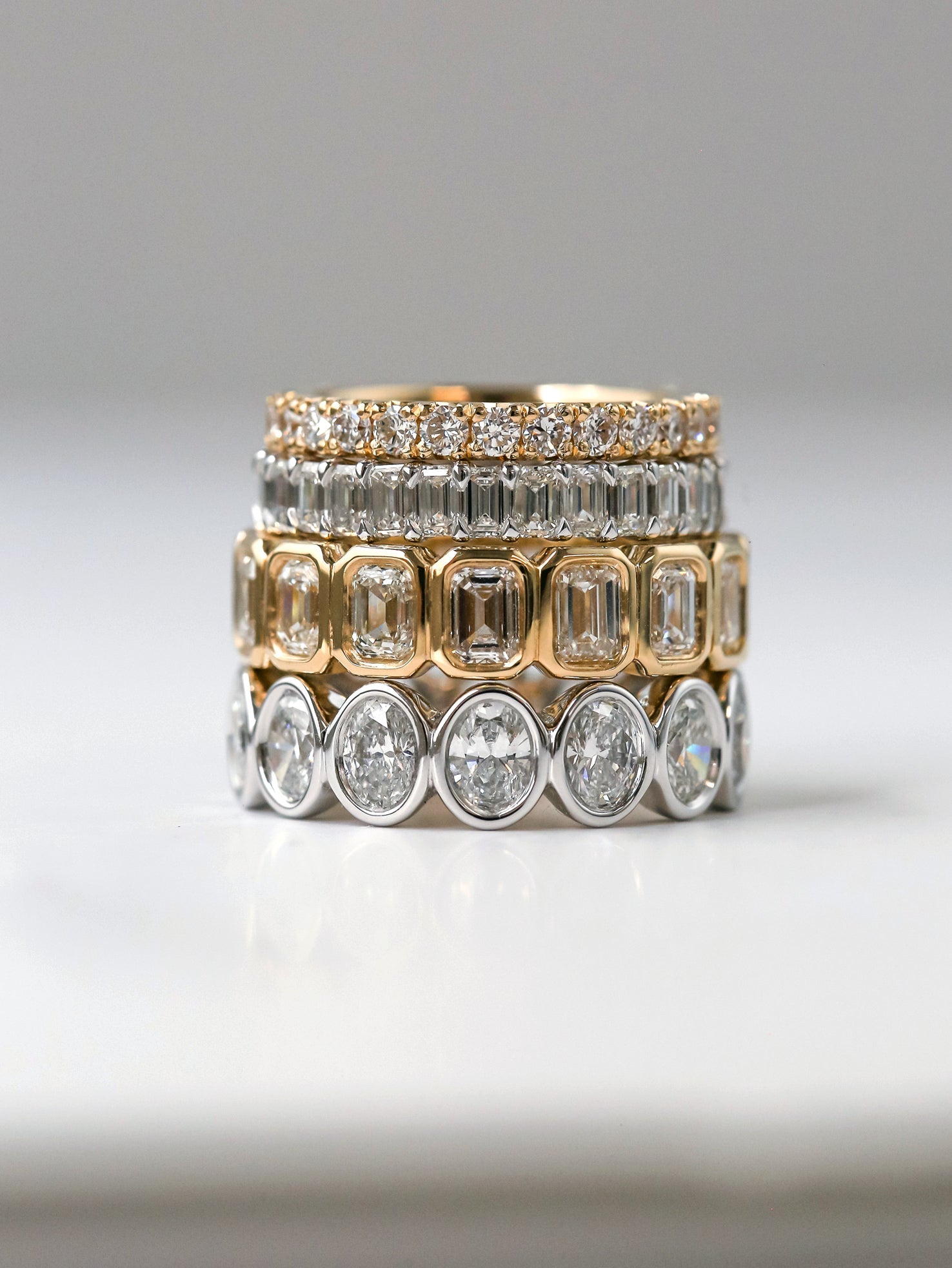 Kobelli Diamond Oval-cut Diamond Eternity Band