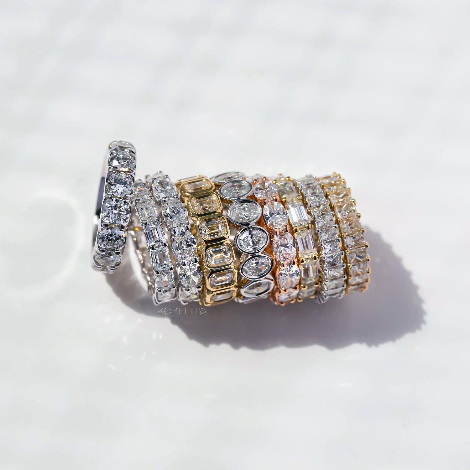 Kobelli Baguillion Diamond Bands