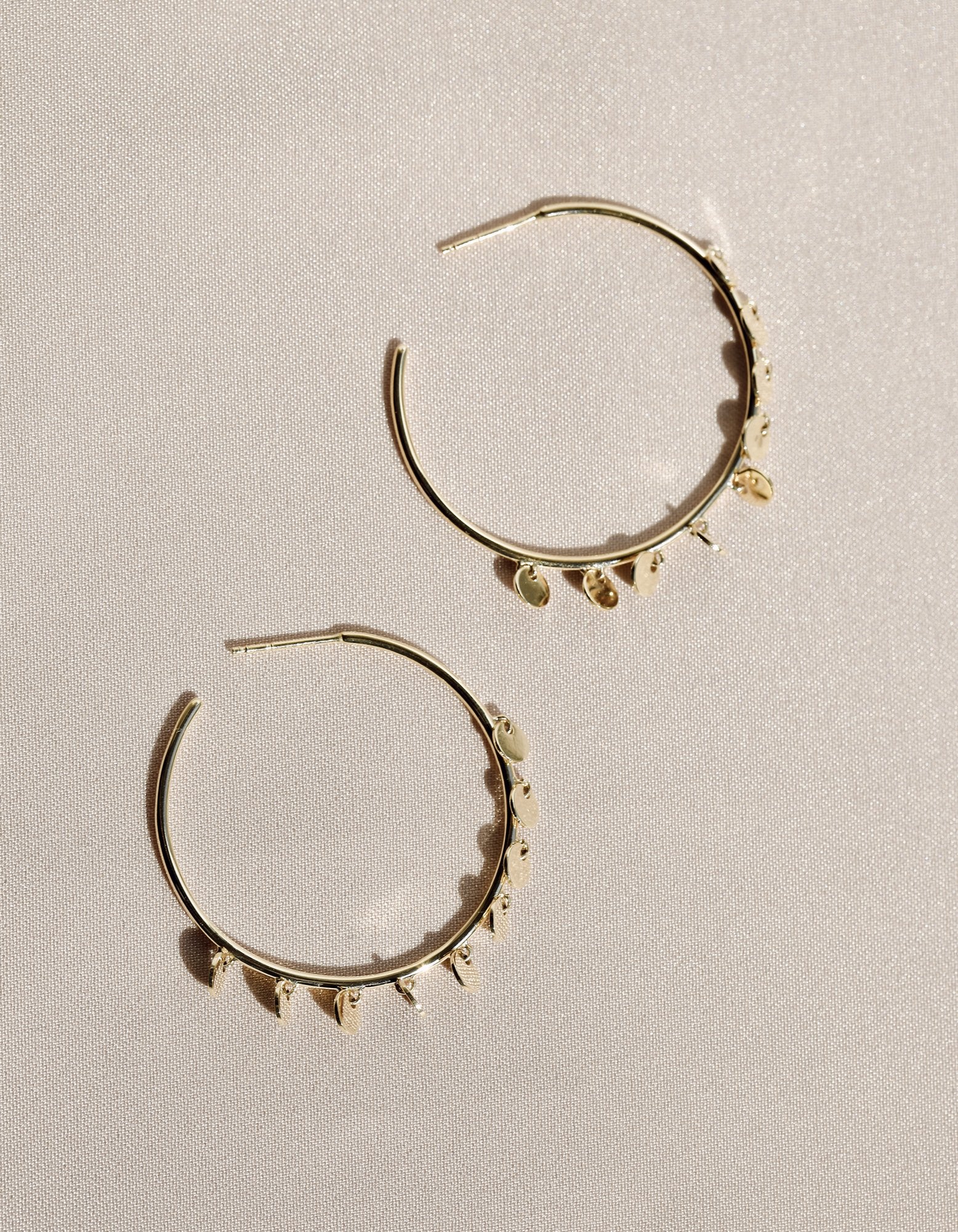 Kobelli Boho Disk Hoop Earrings
