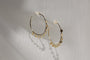 Kobelli Boho Disk Hoop Earrings