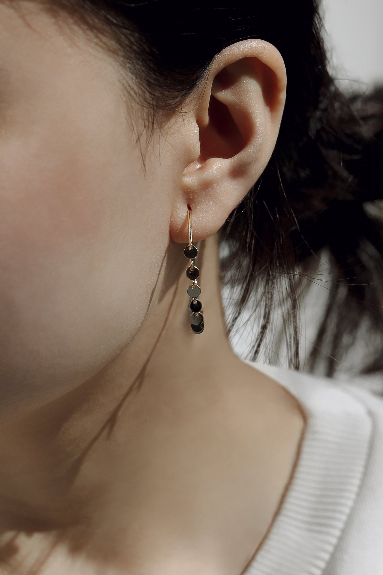 Kobelli Boho Disk Hoop Earrings