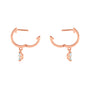 Kobelli Diamond Pendant Hoop Earrings