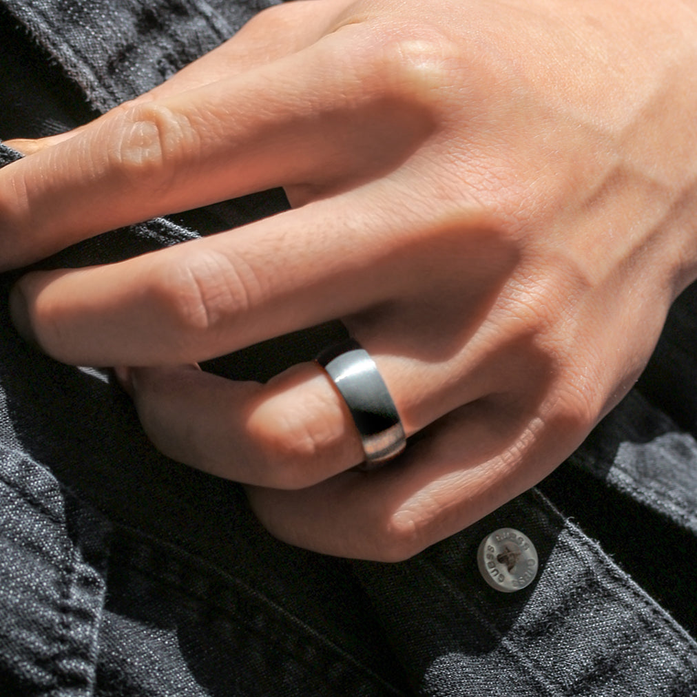 8mm Gunmetal Donovan Ring
