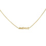 Kobelli "Mama" Necklace Solid 14k Gold Choker