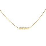 Kobelli "Mama" Necklace Solid 14k Gold Choker