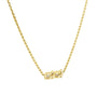 Kobelli "Mama" Necklace Solid 14k Gold Choker